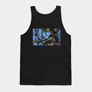 Blue Heron Portrait Tank Top